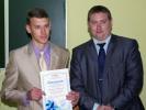 Вручение сертификата на именную стипендию представителем ВТБ-24