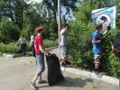 Студенческие отряды РИИ АлтГТУ приняли участие в благоустройстве сквера Комсомольской Славы