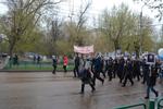 Студенты РИИ АлтГТУ по традиции возглавили колонну Всероссийской акции «Бессмертный полк»